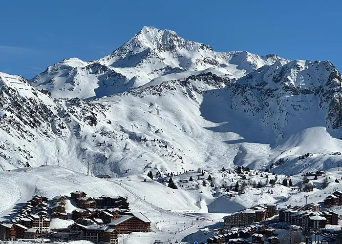 Aime 2000 Paquebot Des Neiges Vue Pistes Lägenhet *